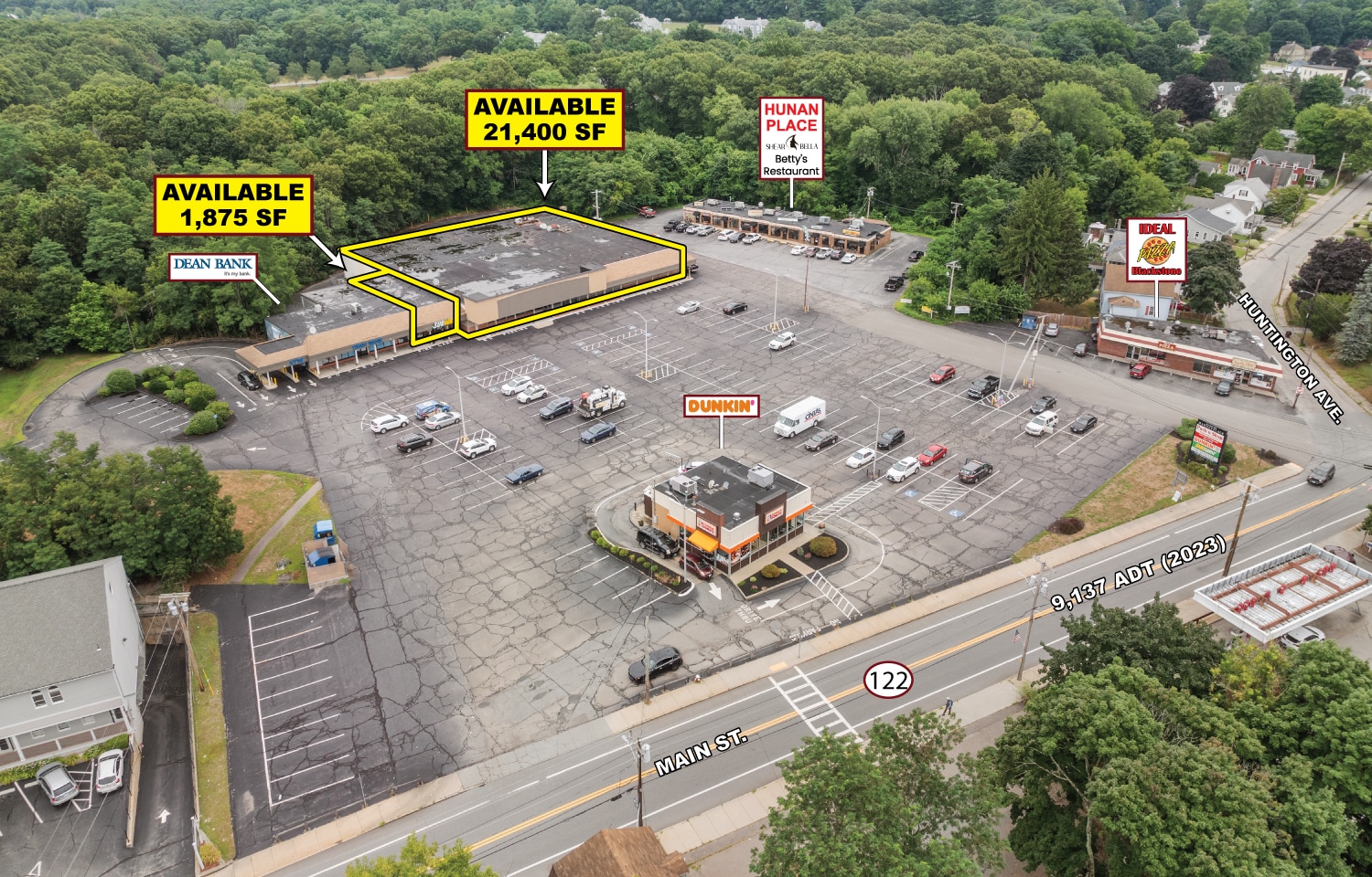 2 Main St, Blackstone, MA for lease Aerial- Image 1 of 2