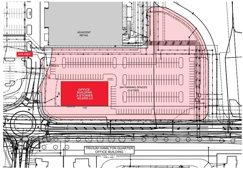 5950 Hamilton Rd, Westerville, OH for lease - Site Plan - Image 3 of 4
