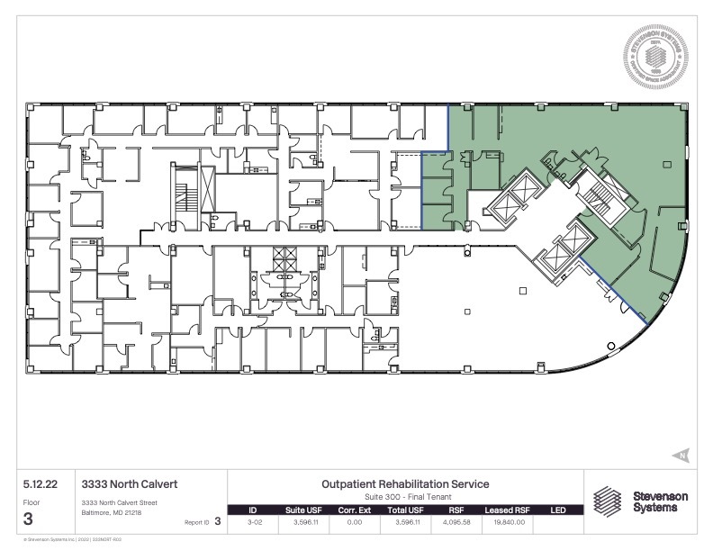 3333 N Calvert St, Baltimore, MD for lease Floor Plan- Image 1 of 1