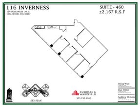 116 Inverness Dr E, Englewood, CO for lease Floor Plan- Image 1 of 1