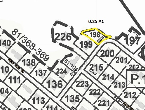 Standish Street, Easton, MD for sale - Plat Map - Image 2 of 2