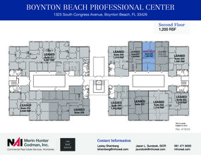 1325 S Congress Ave, Boynton Beach, FL for lease Floor Plan- Image 2 of 2