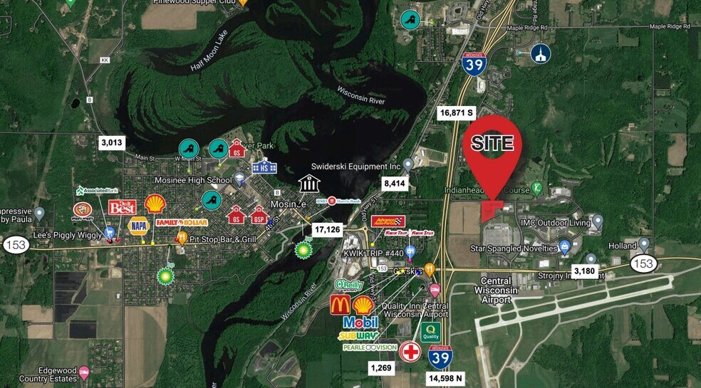 0 Indianhead Dr, Mosinee, WI 54455 5.12 acres Prime Development Land