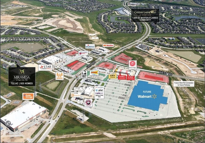 West Rd & Fry Rd, Cypress, TX for sale - Primary Photo - Image 1 of 1