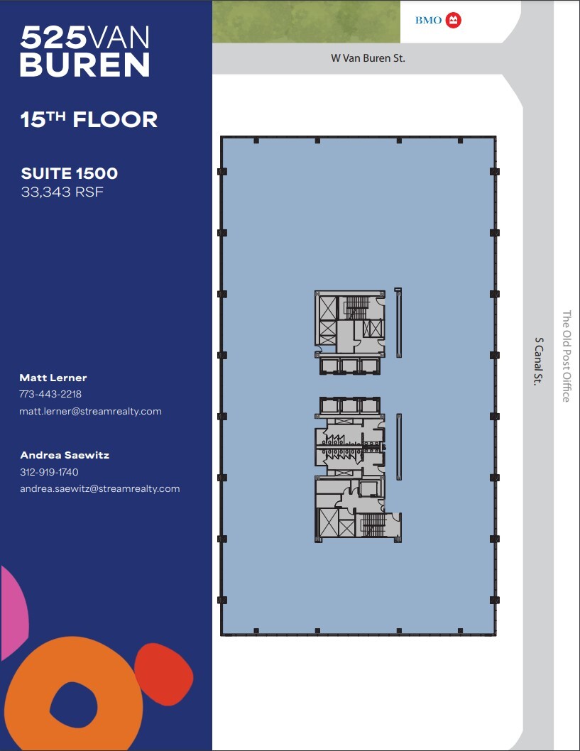 525 W Van Buren St, Chicago, IL for lease Floor Plan- Image 1 of 1