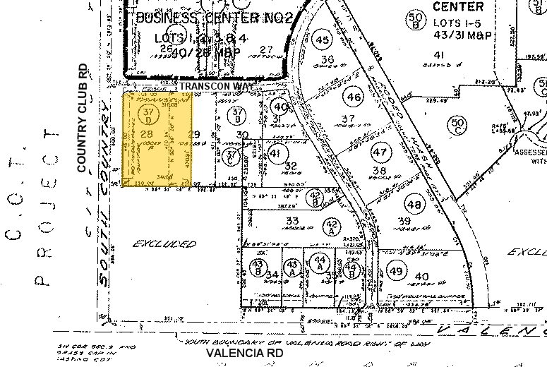 6363 S Country Club Rd, Tucson, AZ for sale - Plat Map - Image 1 of 1