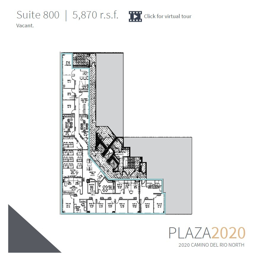 2020 Camino Del Rio N, San Diego, CA for lease Floor Plan- Image 1 of 1