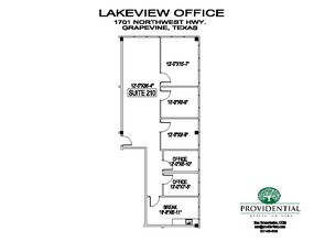 1705 W Northwest Hwy, Grapevine, TX for lease Floor Plan- Image 1 of 1