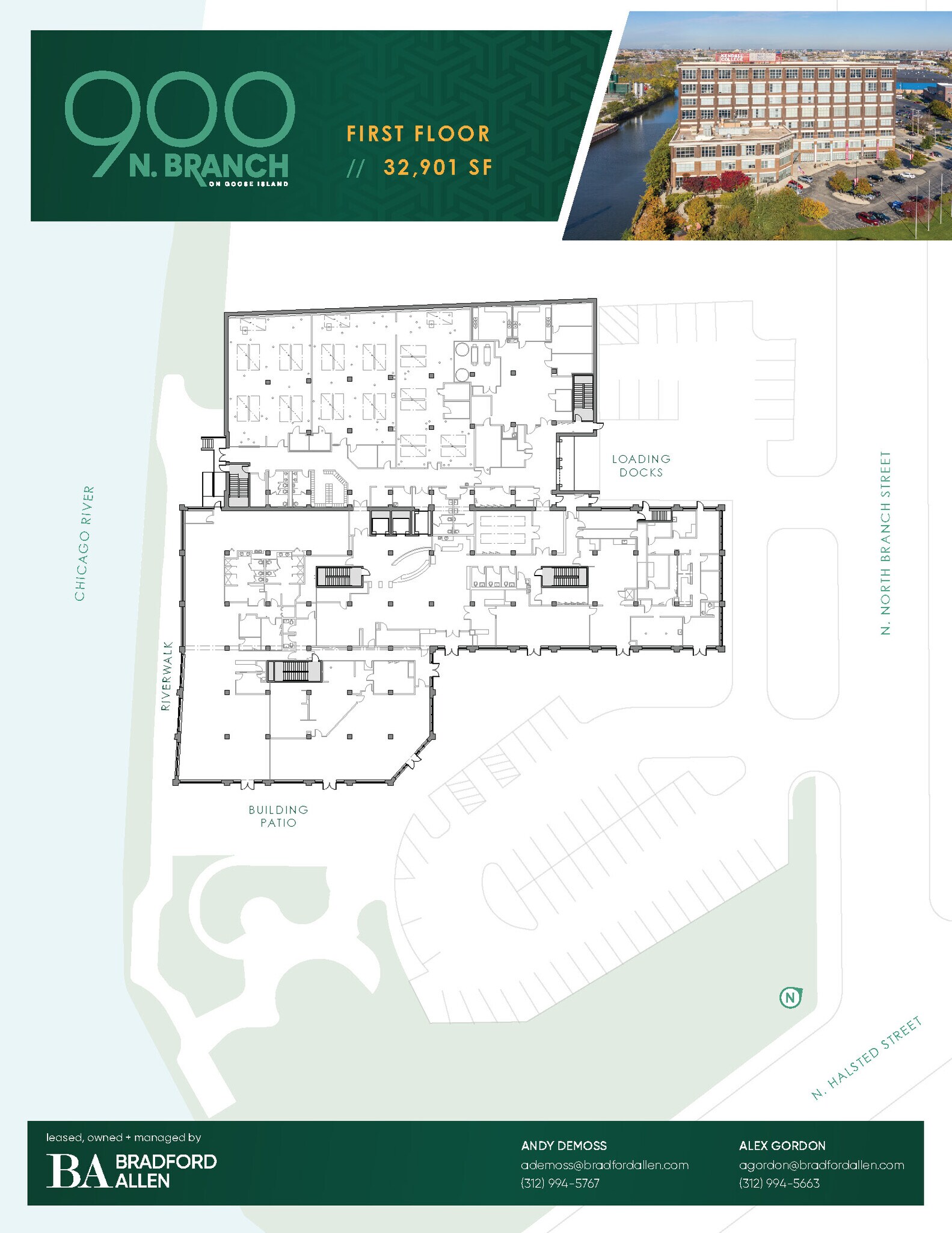 900 N Branch St, Chicago, IL for lease Floor Plan- Image 1 of 5