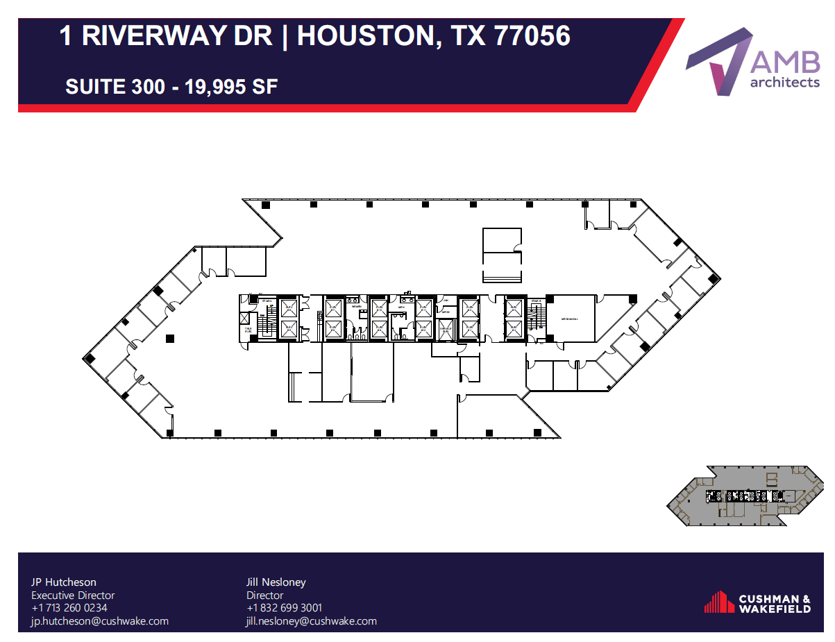 1 Riverway, Houston, TX for lease Floor Plan- Image 1 of 1