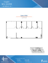 11601 Wilshire Blvd, Los Angeles, CA for lease Floor Plan- Image 1 of 1