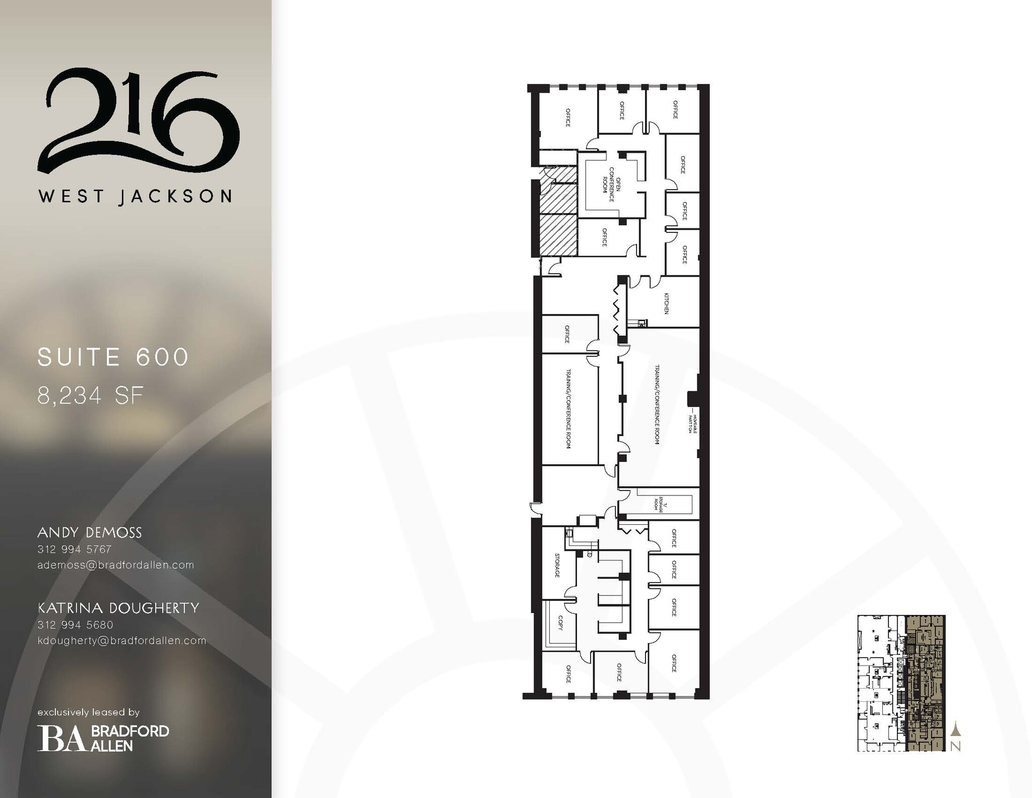 216 W Jackson Blvd, Chicago, IL for lease Floor Plan- Image 1 of 1