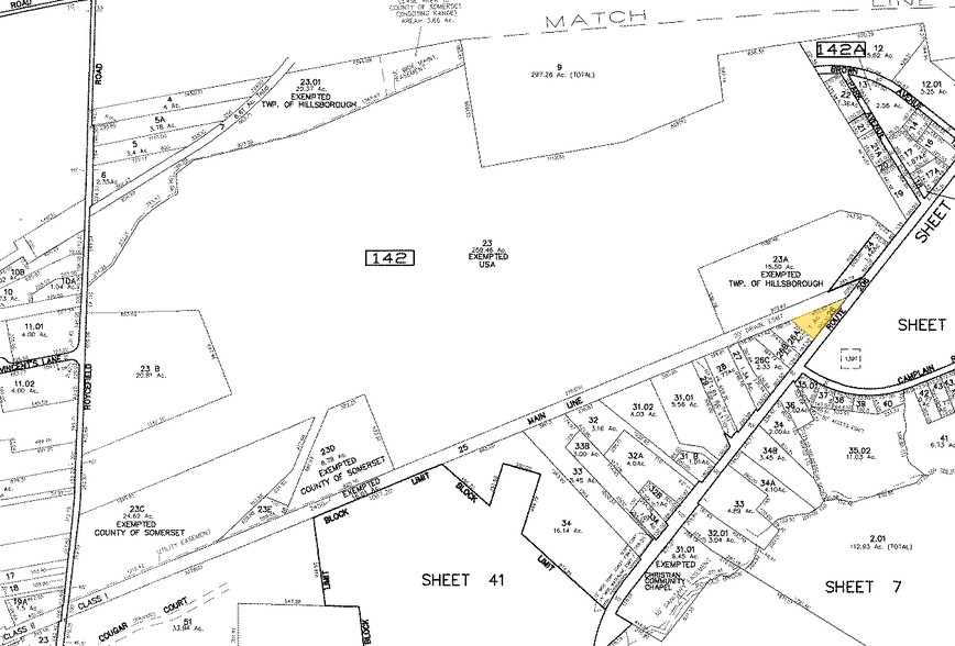 170 Us Highway 206, Hillsborough, NJ for lease - Plat Map - Image 2 of 22