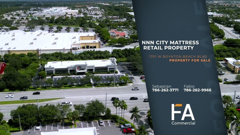 1701 W Boynton Beach Blvd, Boynton Beach, FL 33436 NNN City Mattress
