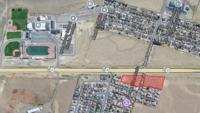 U.S. Highway 95-A, Fernley, NV for sale - Plat Map - Image 2 of 5