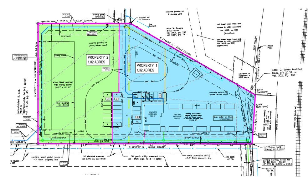 Unique College Station Investment portfolio of 2 properties for sale on LoopNet.com - Site Plan - Image 2 of 3