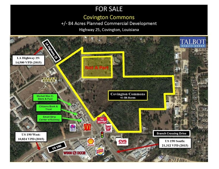 Highway 25, Covington, LA 70435 Land for Sale