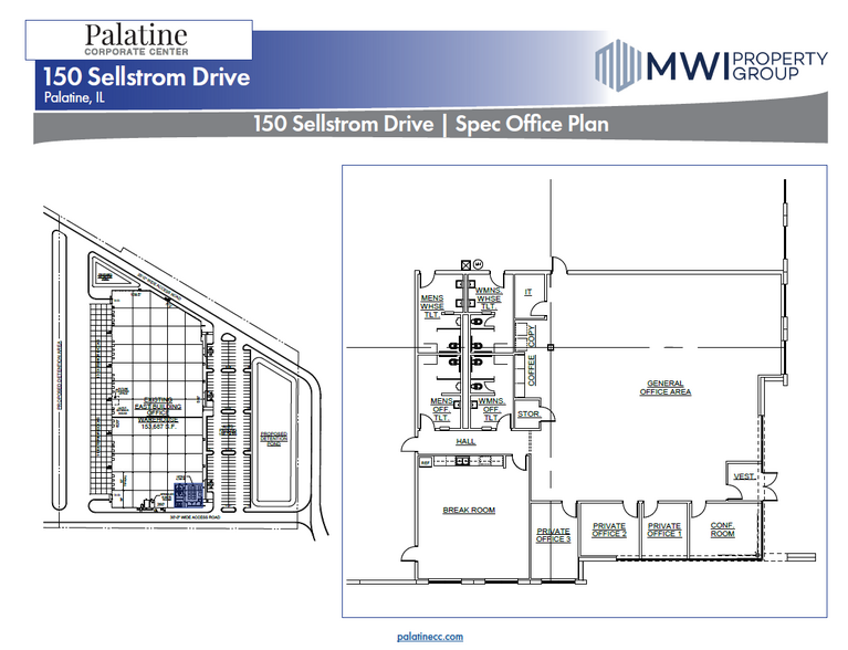 150 Sellstrom Dr, Palatine, IL for lease - Building Photo - Image 2 of 8