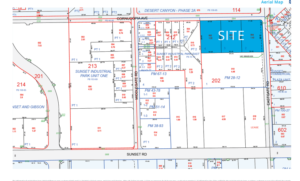 Eastgate Rd, Henderson, NV for lease - Plat Map - Image 2 of 2