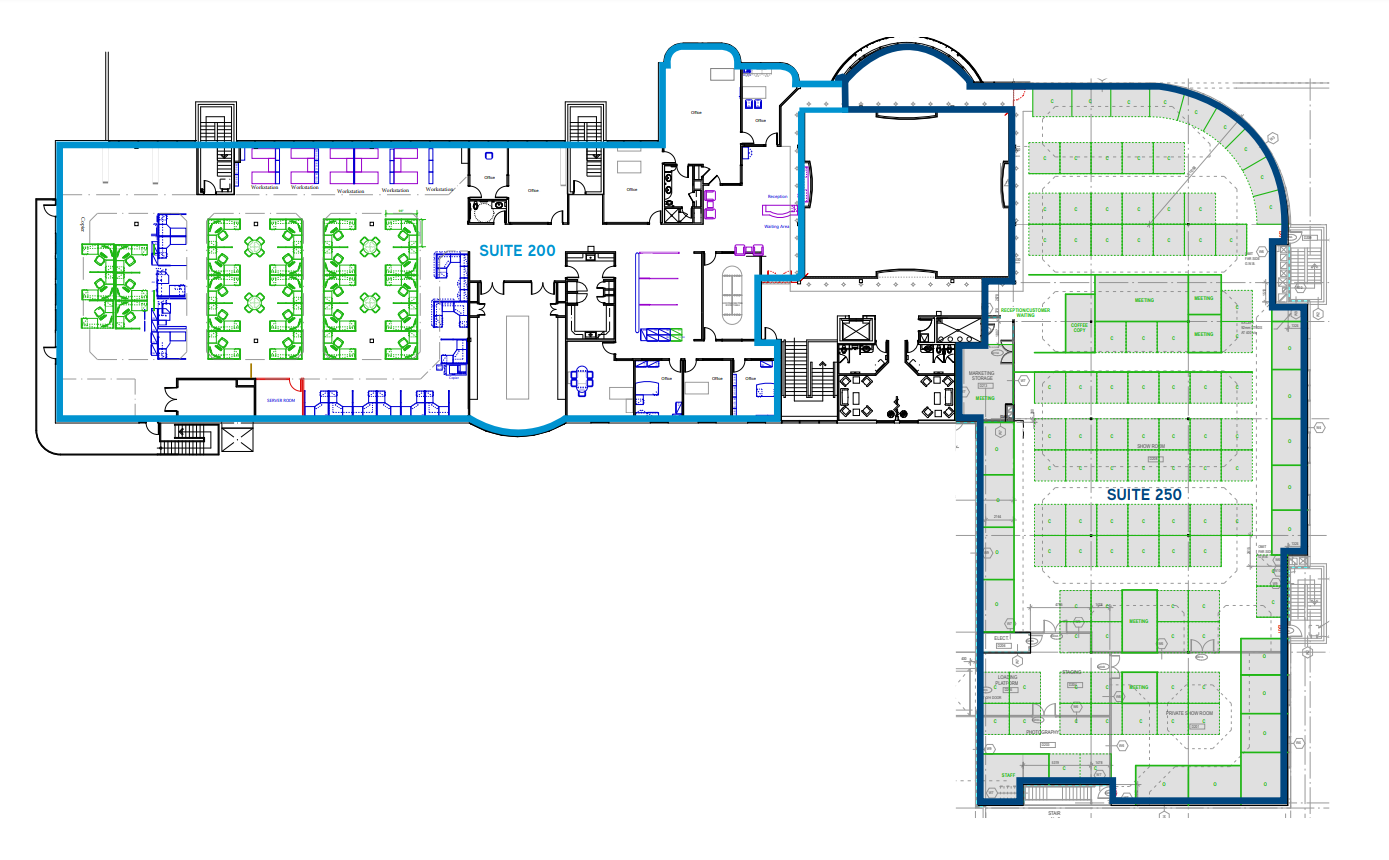 5811-6025 46th St SE, Calgary, AB for lease Floor Plan- Image 1 of 5