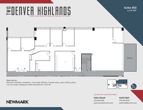 10375 E Harvard Ave, Denver, CO for lease Floor Plan- Image 1 of 1