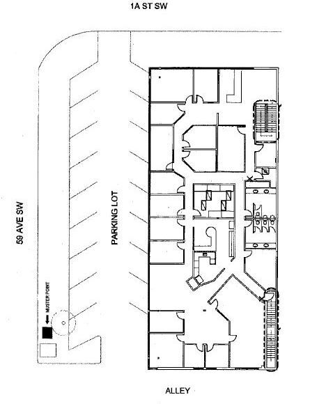 6001 1A St SW, Calgary, AB for lease Floor Plan- Image 1 of 1