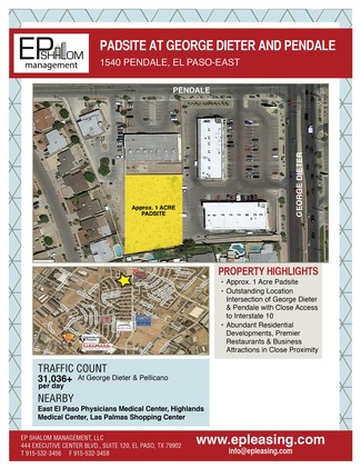 More details for 1540 Pendale Rd, El Paso, TX - Land for Sale