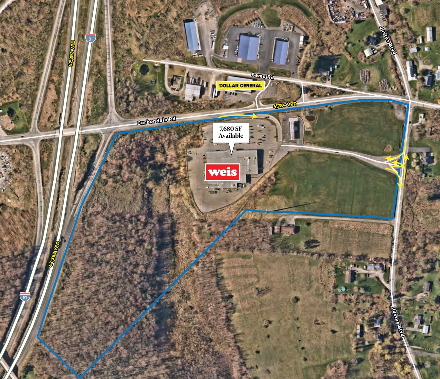 578-580 Carbondale Rd, Olyphant, PA for lease Building Photo- Image 1 of 3