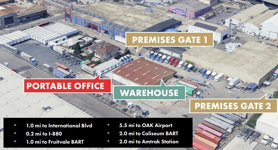 4341 Howard St, Oakland, CA for lease - Aerial - Image 2 of 4