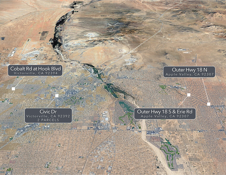 Victor Valley Land Portfolio For Sale portfolio of 4 properties for sale on LoopNet.com - Building Photo - Image 2 of 10