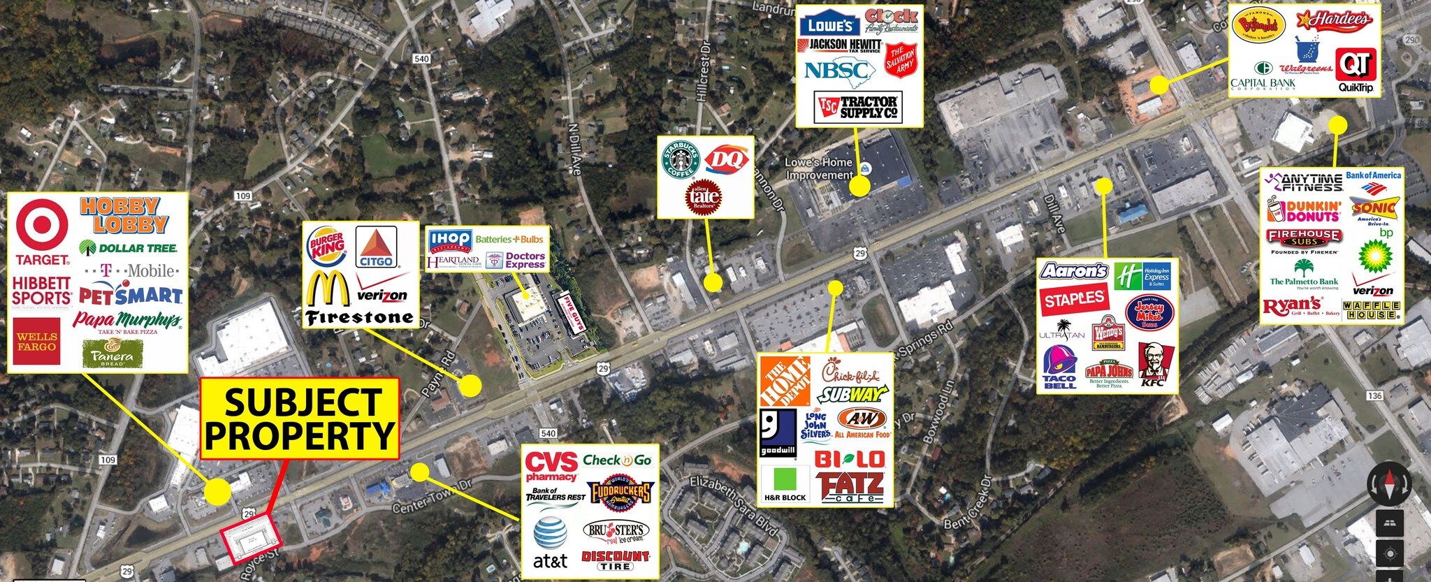 5326 W Wade Hampton Blvd, Taylors, SC for sale Primary Photo- Image 1 of 1