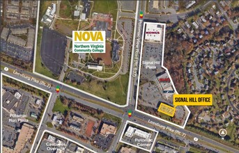 21335 Signal Hill Plaza, Sterling, VA - aerial  map view