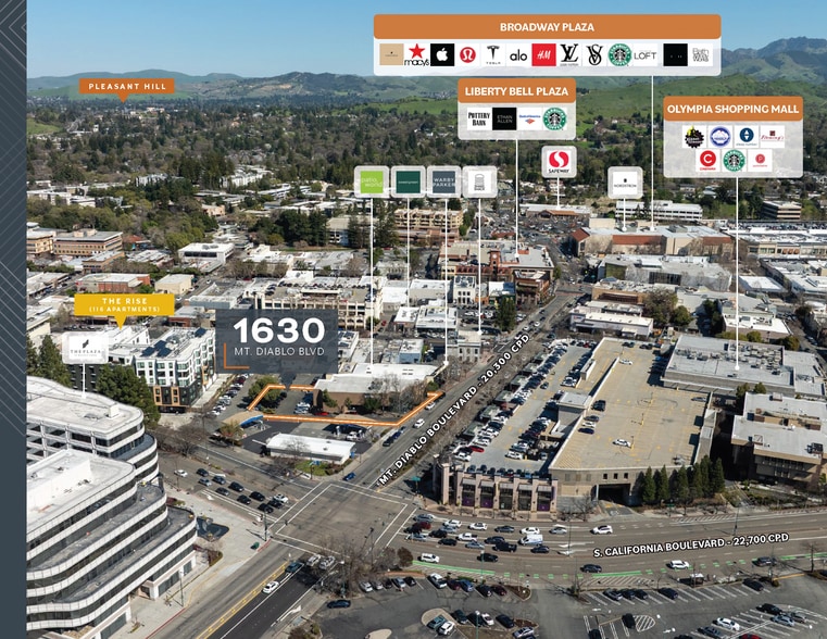 1630 Mt Diablo Blvd, Walnut Creek, CA for sale - Building Photo - Image 2 of 5