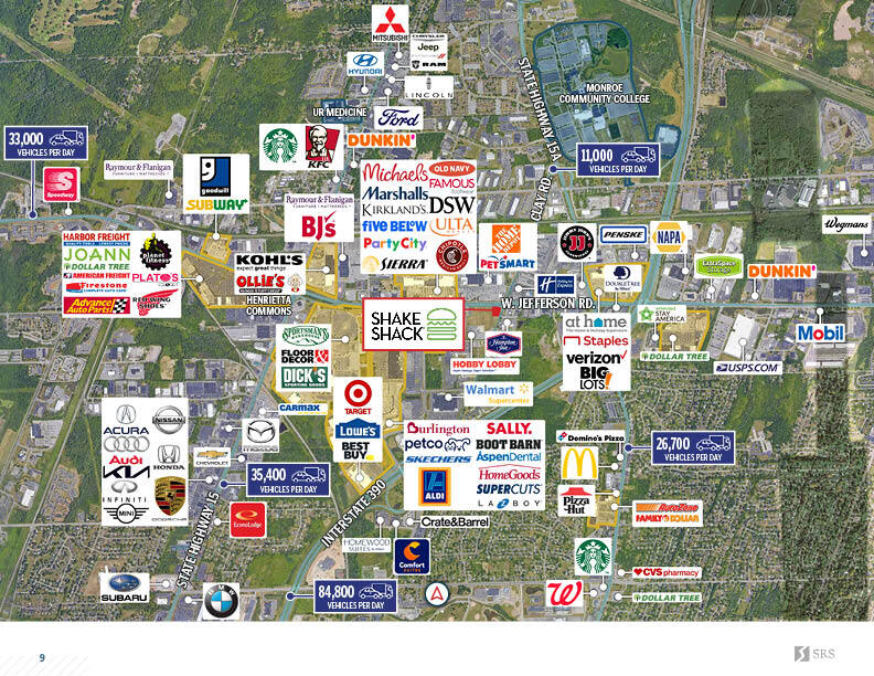 911 Jefferson Rd, Rochester, NY 14623 Shake Shack New 15yr Corp Abs