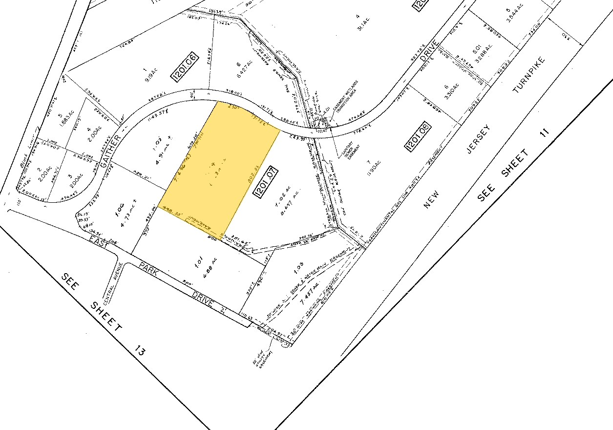 130 Gaither Dr, Mount Laurel, NJ for sale Plat Map- Image 1 of 1