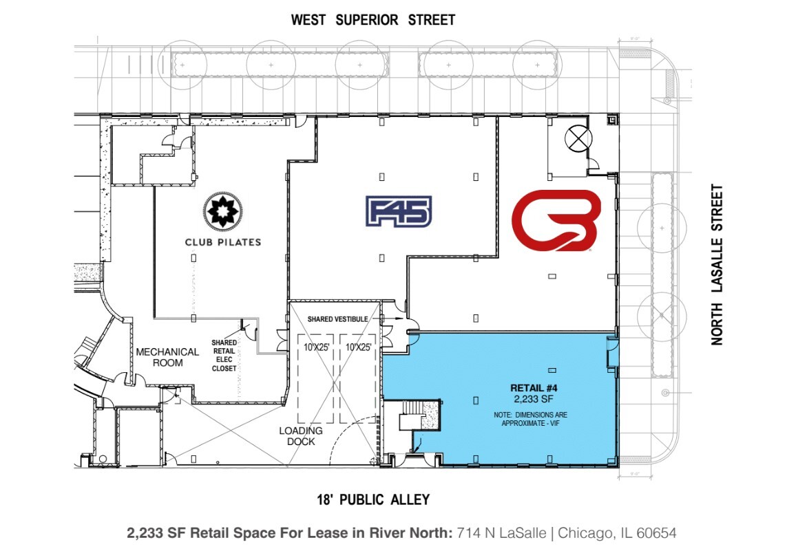 714 N La Salle Dr, Chicago, IL for lease Site Plan- Image 1 of 27