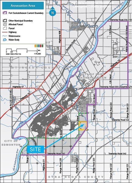 RR 224 & TWP 544 rd, Fort Saskatchewan, AB for sale - Building Photo - Image 2 of 2