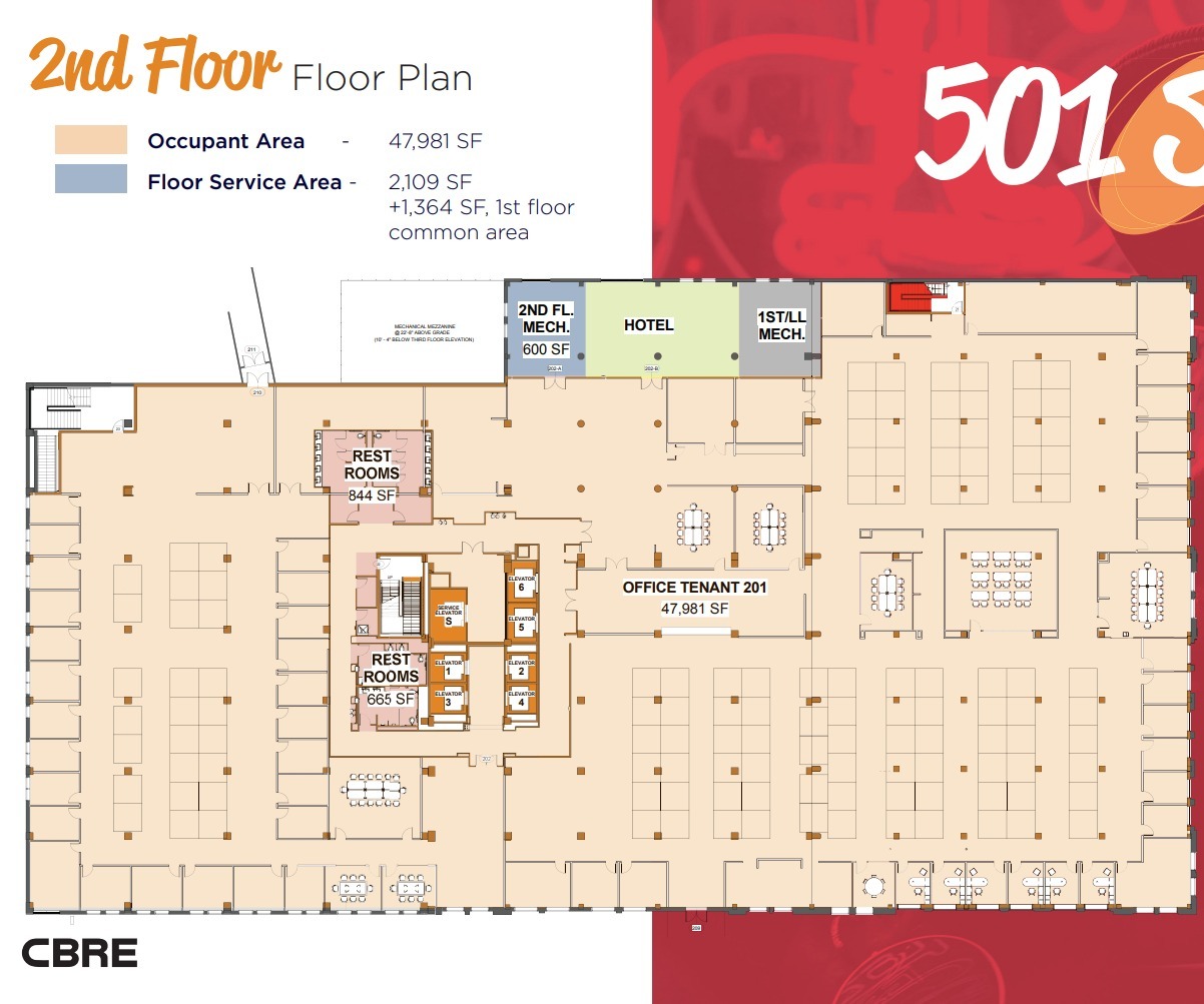 501 S 4th St, Louisville, KY for lease Floor Plan- Image 1 of 1