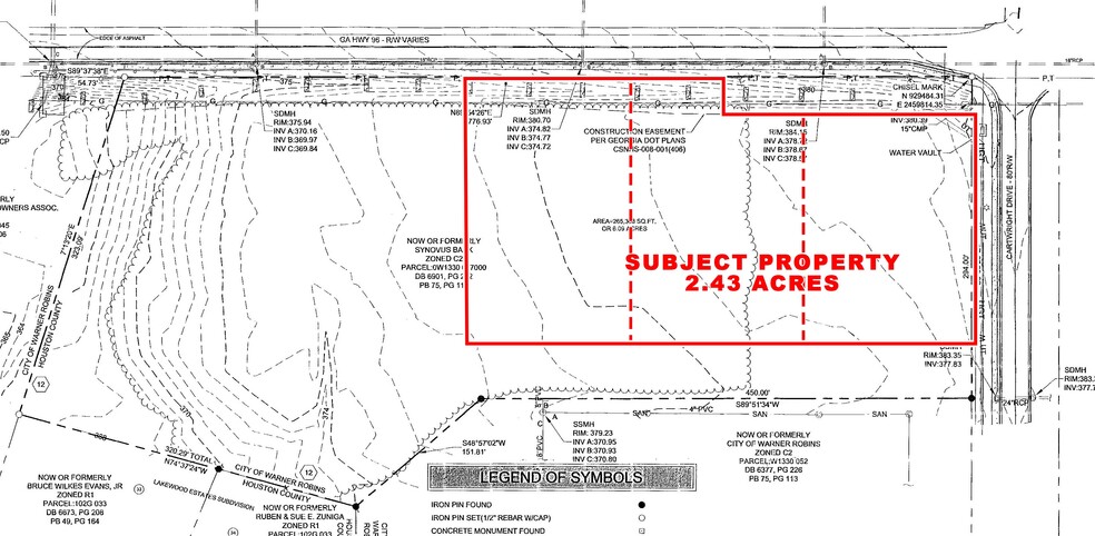 Ryan Davis Ct, Bonaire, GA for sale - Plat Map - Image 3 of 3