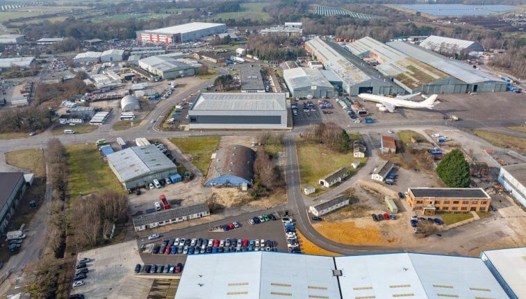 Enterprise Way Road, Hurn for sale - Aerial - Image 2 of 3