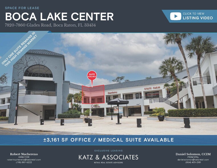 7820-7860 Glades Rd, Boca Raton, FL for lease - Building Photo - Image 1 of 2