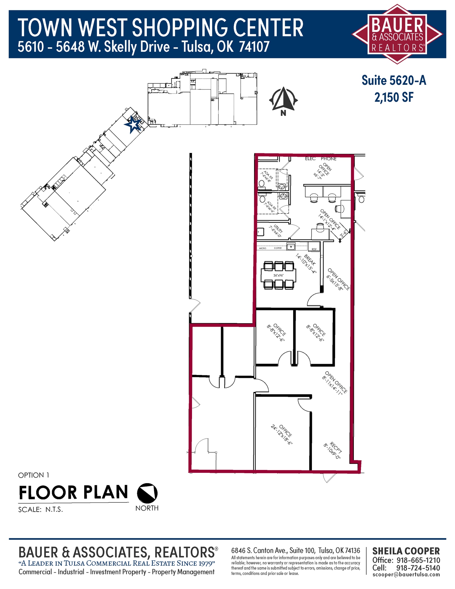 5610-5648 W Skelly Dr, Tulsa, OK for lease Floor Plan- Image 1 of 1