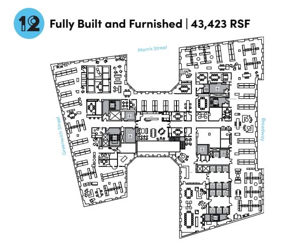 25 Broadway, New York, NY for lease Floor Plan- Image 1 of 9