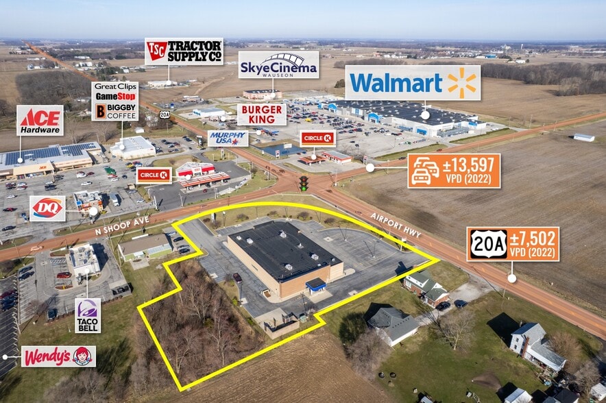 1496 N Shoop Ave, Wauseon, OH for sale - Building Photo - Image 1 of 15