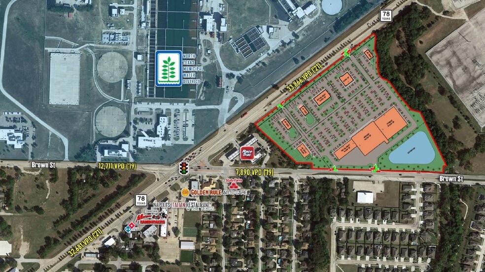 901 N State Hwy 78, Wylie, TX for sale - Aerial - Image 1 of 4