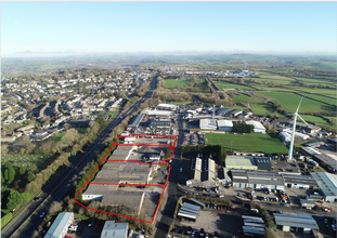 Pennygillam Way, Launceston, CON - aerial  map view