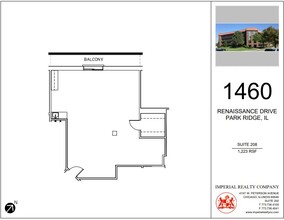 1460 Renaissance Dr, Park Ridge, IL for lease Floor Plan- Image 1 of 1