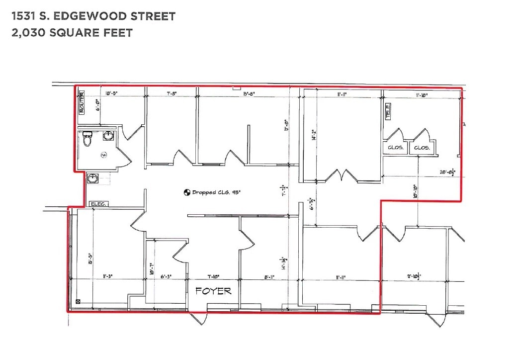 1501 S Edgewood St, Baltimore, MD for lease Floor Plan- Image 1 of 1
