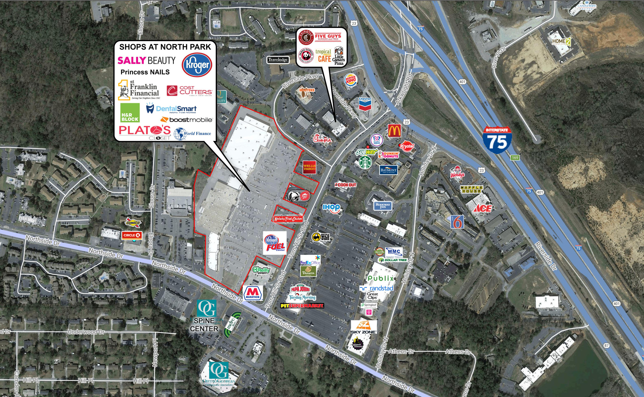 156 Tom Hill SR Blvd, Macon, GA 31210 - Shops at North Park | LoopNet