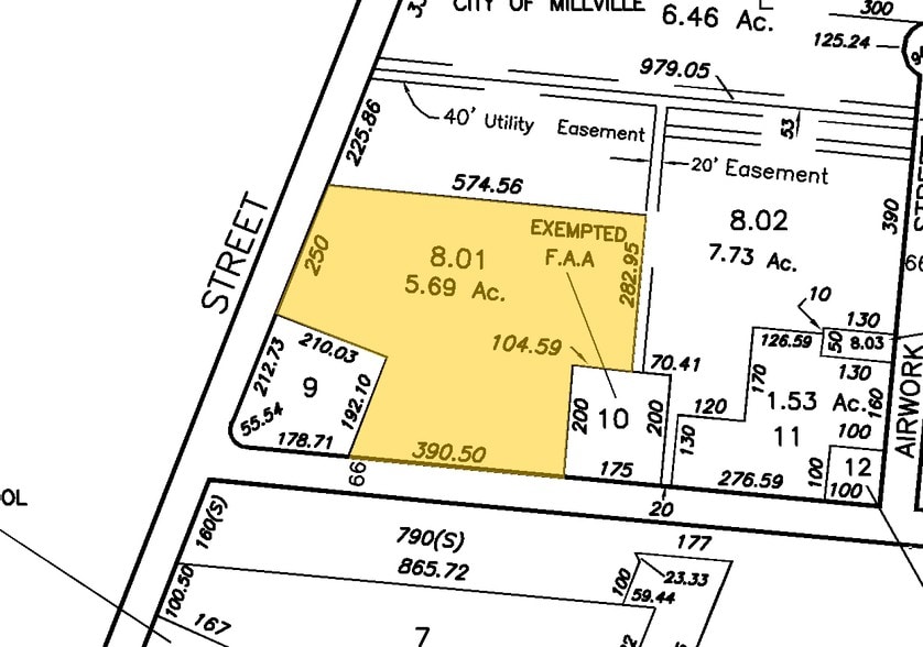 20 Bogden Blvd, Millville, NJ for sale - Plat Map - Image 3 of 6